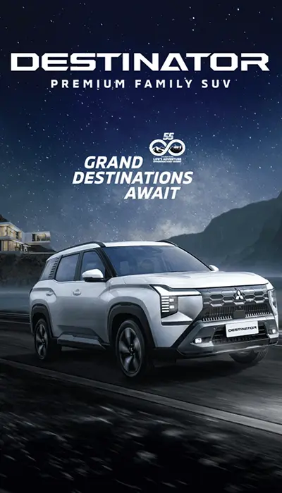 Mitsubishi Destinator Banner
